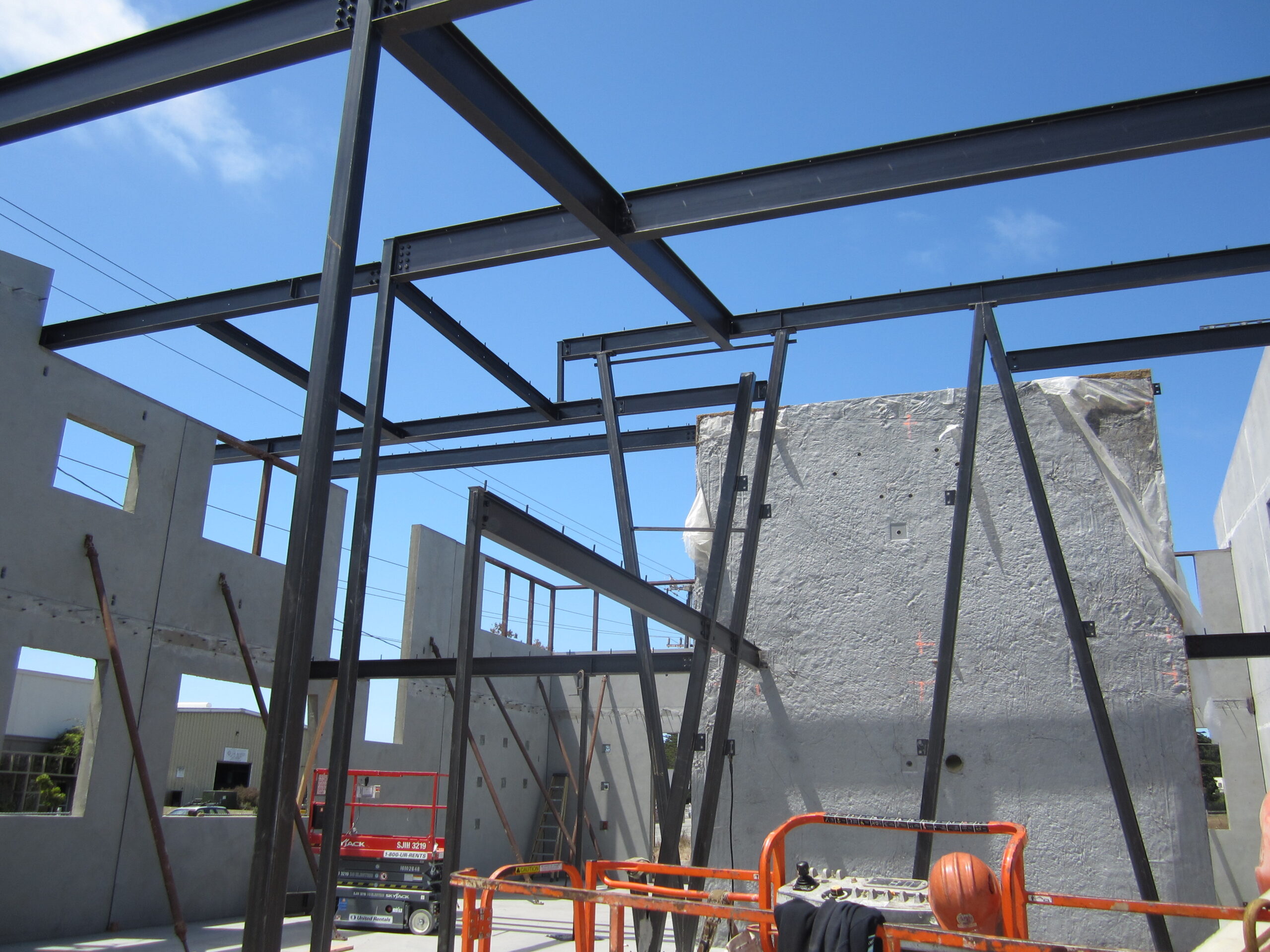 renovation with structural steel