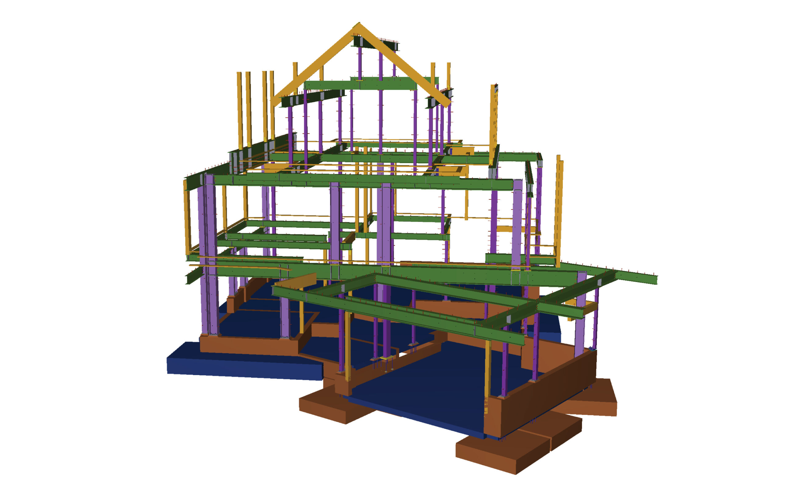 tekla model steel detailing